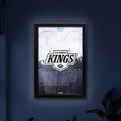 Los Angeles Kings Backlit LED Light Up Wall Sign | NHL Hockey Team Backlit LED Framed Lite Up Wall Decor Art