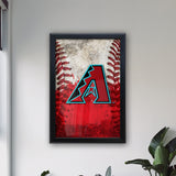 Arizona Diamondbacks Backlit LED Sign | MLB Backlit LED Framed Sign