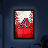 Arizona Diamondbacks Backlit LED Sign | MLB Backlit LED Framed Sign