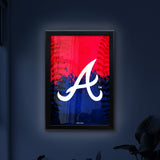 Atlanta Braves Backlit LED Sign | MLB Backlit LED Framed Sign