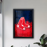 Boston Red Sox Backlit LED Sign | MLB Backlit LED Framed Sign