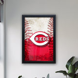 Cincinnati Reds Backlit LED Sign | MLB Backlit LED Framed Sign