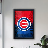 Chicago Cubs Backlit LED Sign | MLB Backlit LED Framed Sign