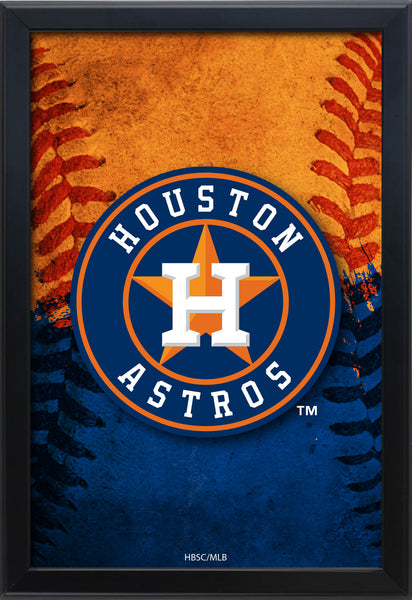 Houston Astros Backlit LED Sign | MLB Backlit LED Framed Sign