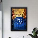 Kansas City Royals Backlit LED Sign | MLB Backlit LED Framed Sign
