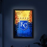 Kansas City Royals Backlit LED Sign | MLB Backlit LED Framed Sign