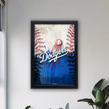 Los Angeles Dodgers Backlit LED Sign | MLB Backlit LED Framed Sign