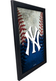 New York Yankees Backlit LED Sign | MLB Backlit LED Framed Sign