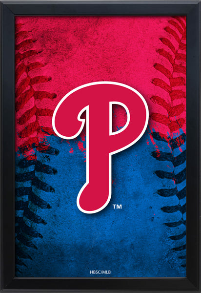 Philadelphia Phillies Backlit LED Sign | MLB Backlit LED Framed Sign