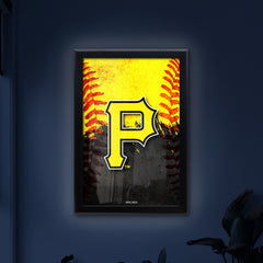 Pittsburgh Pirates Backlit LED Sign | MLB Backlit LED Framed Sign