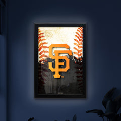 San Francisco Giants Backlit LED Sign | MLB Backlit LED Framed Sign
