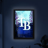 Tampa Bay Rays Backlit LED Sign | MLB Backlit LED Framed Sign