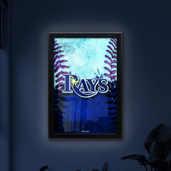 Tampa Bay Rays Backlit LED Sign | MLB Backlit LED Framed Sign