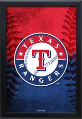 Texas Rangers Backlit LED Sign | MLB Backlit LED Framed Sign