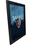 University of Maine Backlit LED Light Up Wall Sign | NCAA College Team Backlit LED Framed Lite Up Wall Decor