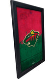 Minnesota Wild Backlit LED Light Up Wall Sign | NHL Hockey Team Backlit LED Framed Lite Up Wall Decor Art