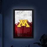 University of Minnesota Backlit LED Light Up Wall Sign | NCAA College Team Backlit LED Framed Lite Up Wall Decor