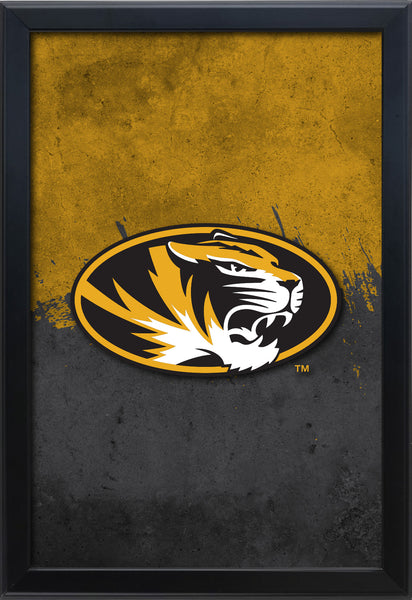 University of Missouri Backlit LED Light Up Wall Sign | NCAA College Team Backlit LED Framed Lite Up Wall Decor