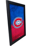 Montreal Canadiens Backlit LED Light Up Wall Sign | NHL Hockey Team Backlit LED Framed Lite Up Wall Decor Art