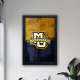 Marquette University Backlit LED Light Up Wall Sign | NCAA College Team Backlit LED Framed Lite Up Wall Decor