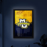 Marquette University Backlit LED Light Up Wall Sign | NCAA College Team Backlit LED Framed Lite Up Wall Decor