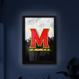 University of Maryland Backlit LED Light Up Wall Sign | NCAA College Team Backlit LED Framed Lite Up Wall Decor