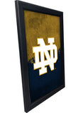 Notre Dame (ND) Backlit LED Light Up Wall Sign | NCAA College Team Backlit LED Framed Lite Up Wall Decor