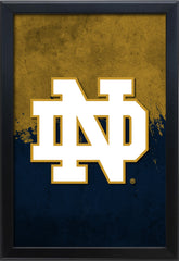 Notre Dame (ND) Backlit LED Light Up Wall Sign | NCAA College Team Backlit LED Framed Lite Up Wall Decor