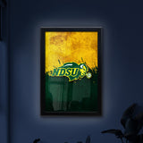 North Dakota State University Backlit LED Light Up Wall Sign | NCAA College Team Backlit LED Framed Lite Up Wall Decor