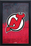 New Jersey Devils Backlit LED Light Up Wall Sign | NHL Hockey Team Backlit LED Framed Lite Up Wall Decor Art