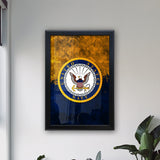 United States Navy Backlit LED Light Up Wall Sign | United States Navy Backlit LED Framed Lite Up Wall Decor