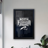 University of North Florida Backlit LED Light Up Wall Sign | NCAA College Team Backlit LED Framed Lite Up Wall Decor