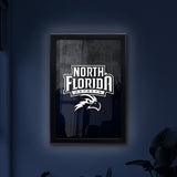 University of North Florida Backlit LED Light Up Wall Sign | NCAA College Team Backlit LED Framed Lite Up Wall Decor