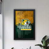 Northern Michigan University Backlit LED Light Up Wall Sign | NCAA College Team Backlit LED Framed Lite Up Wall Decor