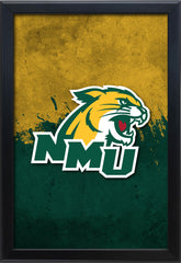 Northern Michigan University Backlit LED Light Up Wall Sign | NCAA College Team Backlit LED Framed Lite Up Wall Decor