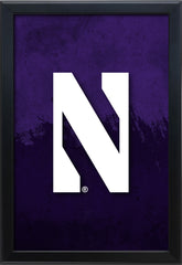Northwestern University Backlit LED Light Up Wall Sign | NCAA College Team Backlit LED Framed Lite Up Wall Decor