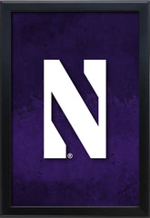 Northwestern University Backlit LED Light Up Wall Sign | NCAA College Team Backlit LED Framed Lite Up Wall Decor