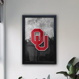 Oklahoma University Backlit LED Light Up Wall Sign | NCAA College Team Backlit LED Framed Lite Up Wall Decor