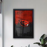 Oregon State University Backlit LED Light Up Wall Sign | NCAA College Team Backlit LED Framed Lite Up Wall Decor