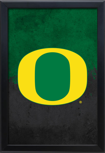 University of Oregon Ducks Backlit LED Light Up Wall Sign | NCAA College Team Backlit LED Framed Lite Up Wall Decor