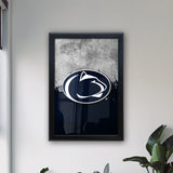 Pennsylvania State University Backlit LED Light Up Wall Sign | NCAA College Team Backlit LED Framed Lite Up Wall Decor