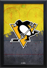 Pittsburgh Penguins Backlit LED Light Up Wall Sign | NHL Hockey Team Backlit LED Framed Lite Up Wall Decor Art