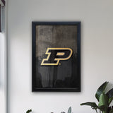 Purdue Backlit LED Light Up Wall Sign | NCAA College Team Backlit LED Framed Lite Up Wall Decor