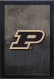 Purdue Backlit LED Light Up Wall Sign | NCAA College Team Backlit LED Framed Lite Up Wall Decor