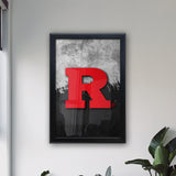 Rutgers Backlit LED Light Up Wall Sign | NCAA College Team Backlit LED Framed Lite Up Wall Decor