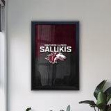 Southern Illinois University Backlit LED Light Up Wall Sign | NCAA College Team Backlit LED Framed Lite Up Wall Decor