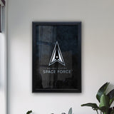 United States Space Force Backlit LED Light Up Wall Sign | United States Space Force Backlit LED Framed Lite Up Wall Decor