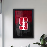 Stanford University Backlit LED Light Up Wall Sign | NCAA College Team Backlit LED Framed Lite Up Wall Decor