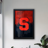 Syracuse University Backlit LED Light Up Wall Sign | NCAA College Team Backlit LED Framed Lite Up Wall Decor