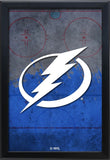Tampa Bay Lightning Backlit LED Light Up Wall Sign | NHL Hockey Team Backlit LED Framed Lite Up Wall Decor Art